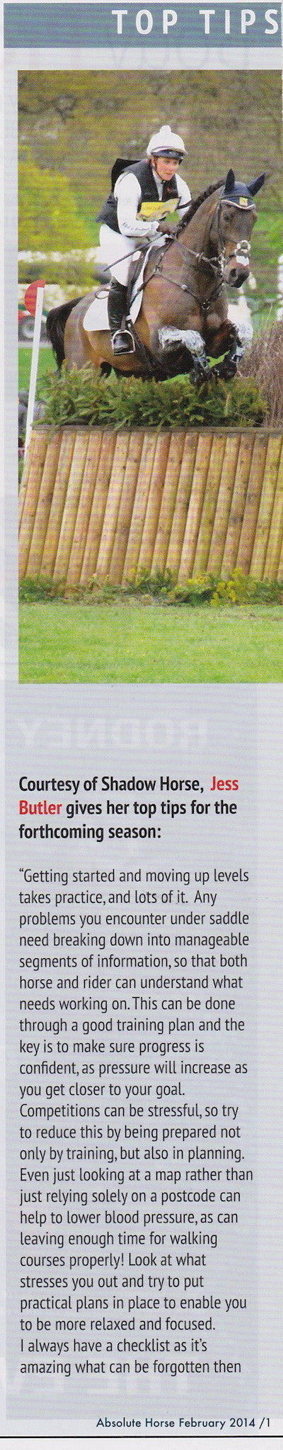 Jess Butler on preparing for the competition season